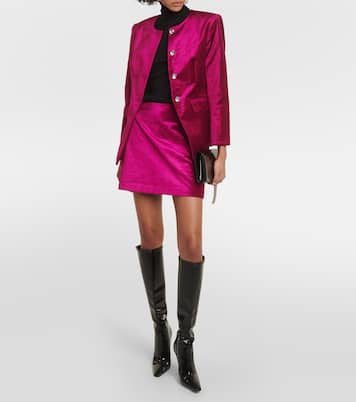 Minifalda Ohemia de terciopelo | Veronica Beard