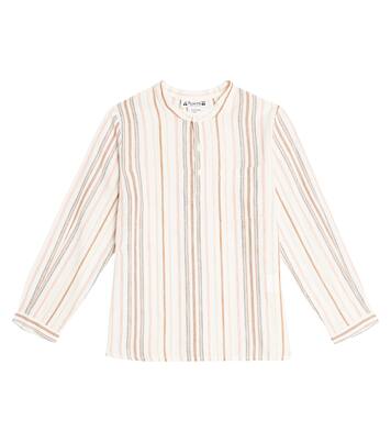 Artiste striped cotton shirt | Bonpoint