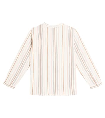 Artiste striped cotton shirt | Bonpoint