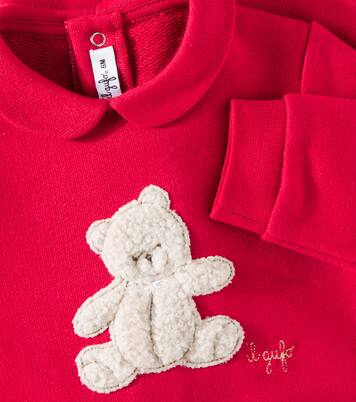 Baby patch-appliqué cotton onesie | Il Gufo