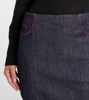 Denim skirt pants | Alaïa
