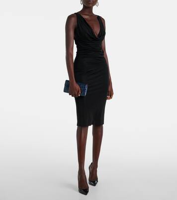 Loubi54 croc-effect leather wallet on chain | Christian Louboutin