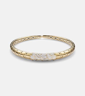 Choker Onda aus 18kt Gelbgold mit Diamanten | Marina B