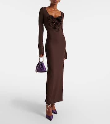 Stevie 100 embellished satin pumps | Jimmy Choo