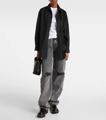 x Dr. Martens 1490 10-Eye leather combat boots | MM6 Maison Margiela