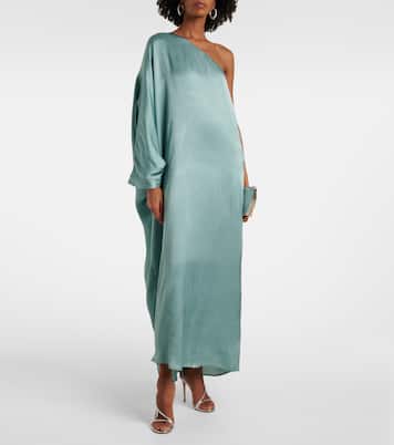 One-Shoulder-Maxikleid Sonia aus Satin | Staud