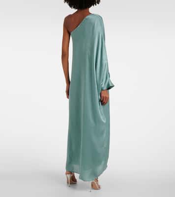 One-Shoulder-Maxikleid Sonia aus Satin | Staud