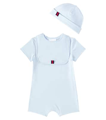 Baby Set aus Spieler, Mütze und Lätzchen  | Gucci Kids