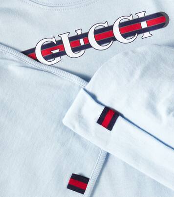 Baby Set aus Spieler, Mütze und Lätzchen  | Gucci Kids