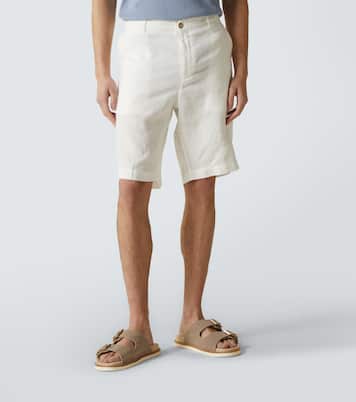 Linen Bermuda shorts | Fedeli