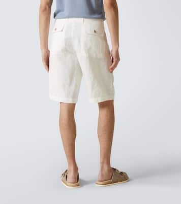 Linen Bermuda shorts | Fedeli