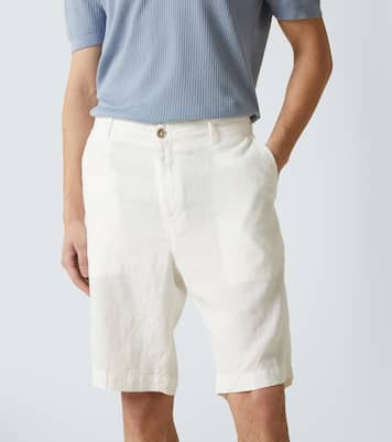 Linen Bermuda shorts | Fedeli