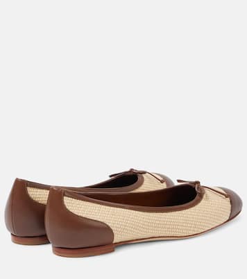 Ballerine Capbl in rafia | Manolo Blahnik