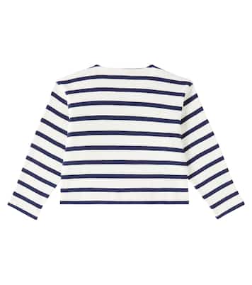 Striped cotton jersey T-shirt | Balmain Kids