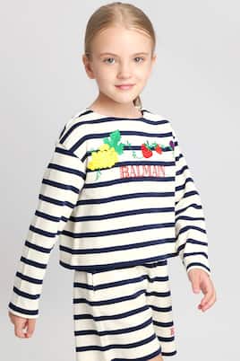 Striped cotton jersey T-shirt | Balmain Kids
