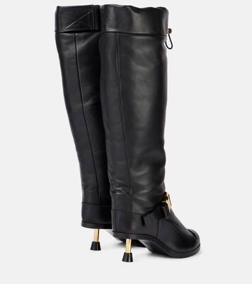 Botas altas de piel | Sacai