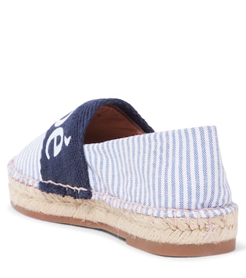 Espadrillas a righe con logo | Chloé Kids