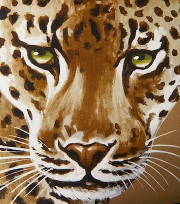 Leopardo Small canvas cushion | Dolce&Gabbana Casa