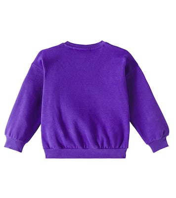 Embroidered cotton jersey sweatshirt | Mini Rodini