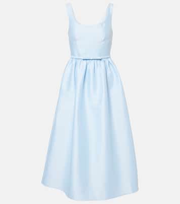 Robe midi en satin | Self-Portrait