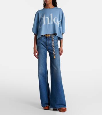 Mules Jeannette 80 in pelle con borchie | Chloé