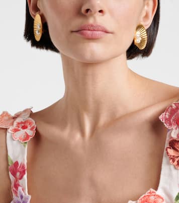 Orecchini Maricela bagnati in oro | Jennifer Behr