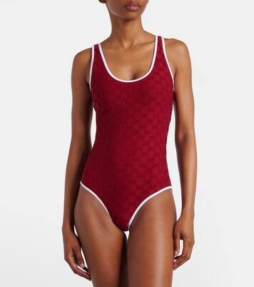 GG terrycloth jersey swimsuit | Gucci