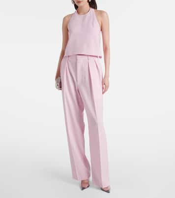 Tapered virgin wool pants | Wardrobe.NYC