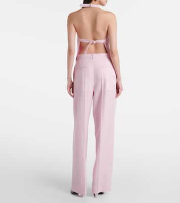 Tapered virgin wool pants | Wardrobe.NYC