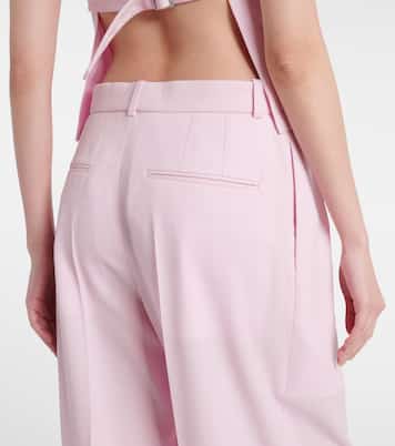 Tapered virgin wool pants | Wardrobe.NYC