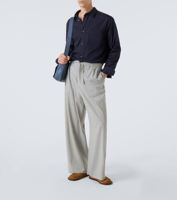 Logo cotton poplin shirt | Loewe