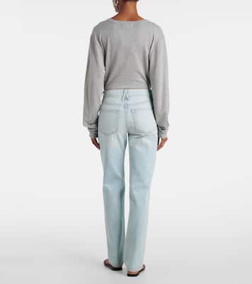 London high-rise straight jeans | Slvrlake