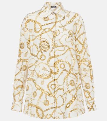 Chaînes silk shirt  | Balmain