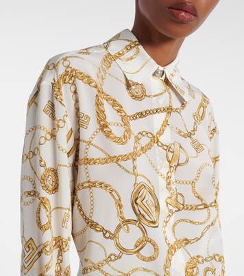 Chaînes silk shirt  | Balmain