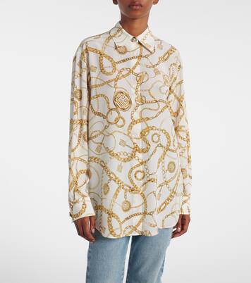 Chaînes silk shirt  | Balmain