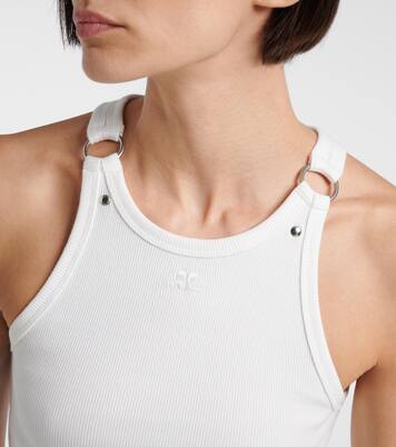 Top Buckle 90's aus Rippstrick | Courrèges