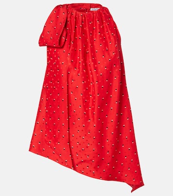 Bedrucktes Top Sombana aus Seide | Acne Studios