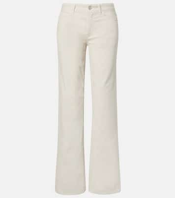 Pantalon droit Carlyl en velours côtelé de coton | The Row