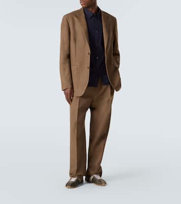 Gerade Hose aus Mohair und Wolle  | Maison Margiela