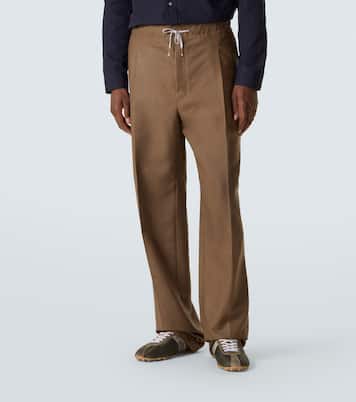 Gerade Hose aus Mohair und Wolle  | Maison Margiela