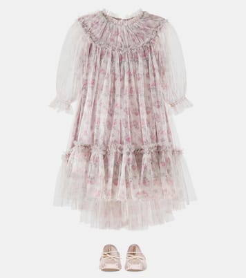 Marisol花卉薄纱连衣裙 | C'era Una Volta