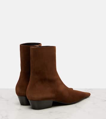 Jill 30 suede ankle boots | Saint Laurent
