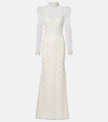 Bridal Verzierte Robe Tabitha aus Tüll | Jenny Packham