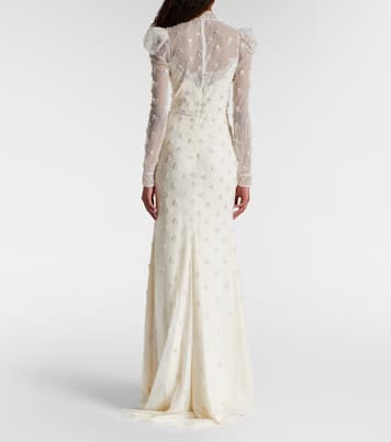 Bridal Verzierte Robe Tabitha aus Tüll | Jenny Packham