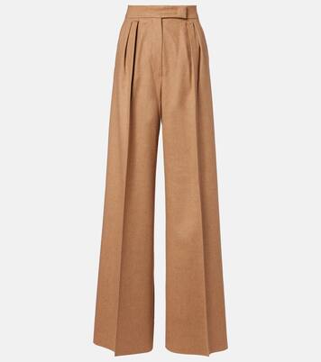 Pantalon ample Ori en laine de chameau | Max Mara