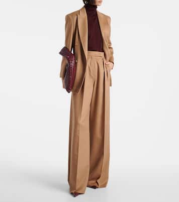 Pantalon ample Ori en laine de chameau | Max Mara