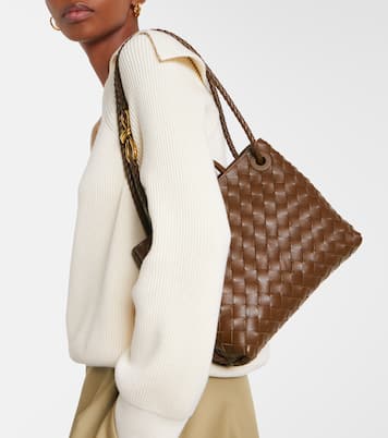 Sac Andiamo Small en cuir Intrecciato | Bottega Veneta