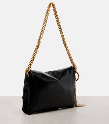 Callie Flap leather shoulder bag | Jimmy Choo