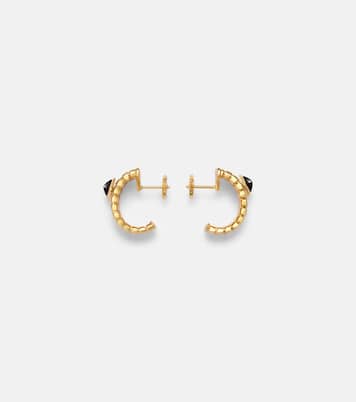 Bvlgari Tubogas 18kt gold earrings with onyx  | Bvlgari