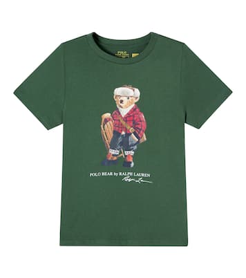 Printed cotton jersey T-shirt | Polo Ralph Lauren Kids